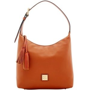 Dooney & Bourke Leather Sac in Caramel NEW